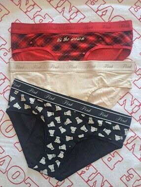 PINK panties bundle (M) NWT
